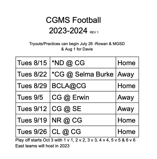 Athletics / Athletic Schedules